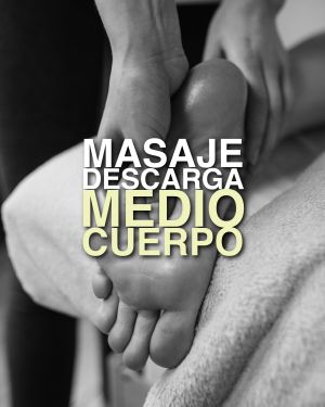 Masaje descarga medio cuerpo